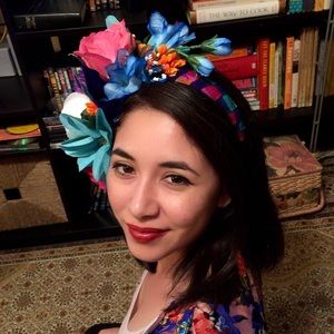 Frida inspired flower crown.